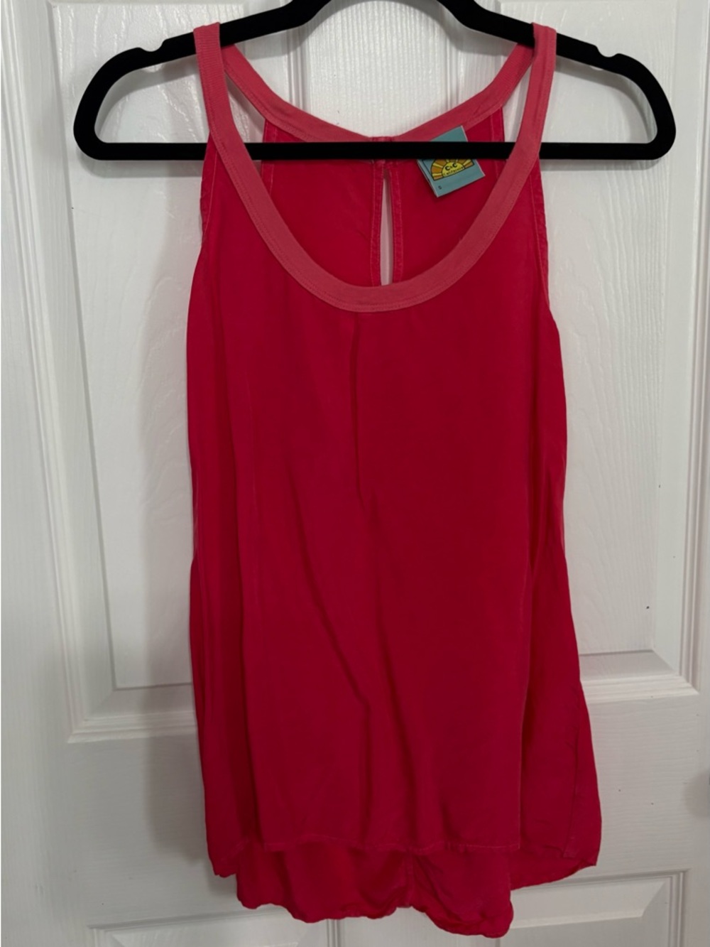 C&C California Hot Pink Tank with Contrast Trim